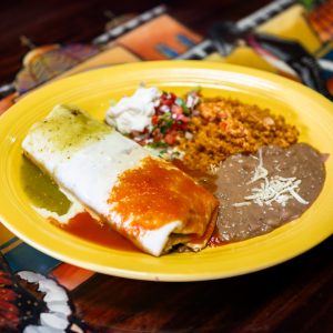 Tricolor Wet Burrito