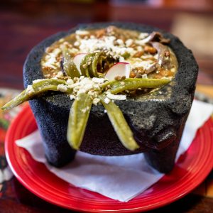 Carne en su Jugo en Molcajete